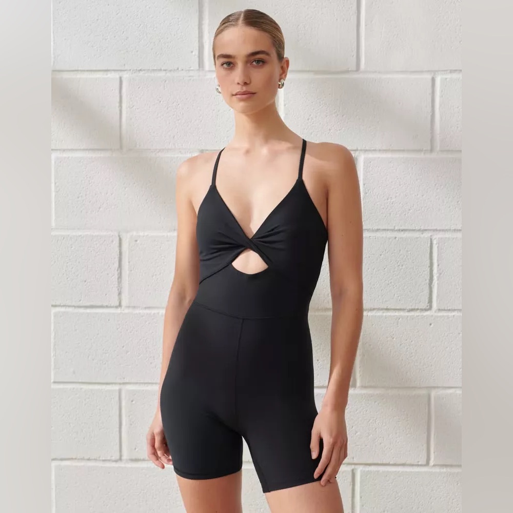 Abercrombie YPB SculptLUX Twist-Front Onesie